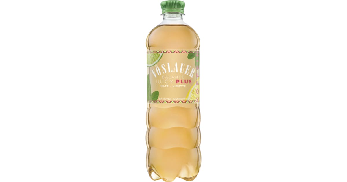 Vöslauer Balance Juicy Plus Mate-Limette (Einweg)