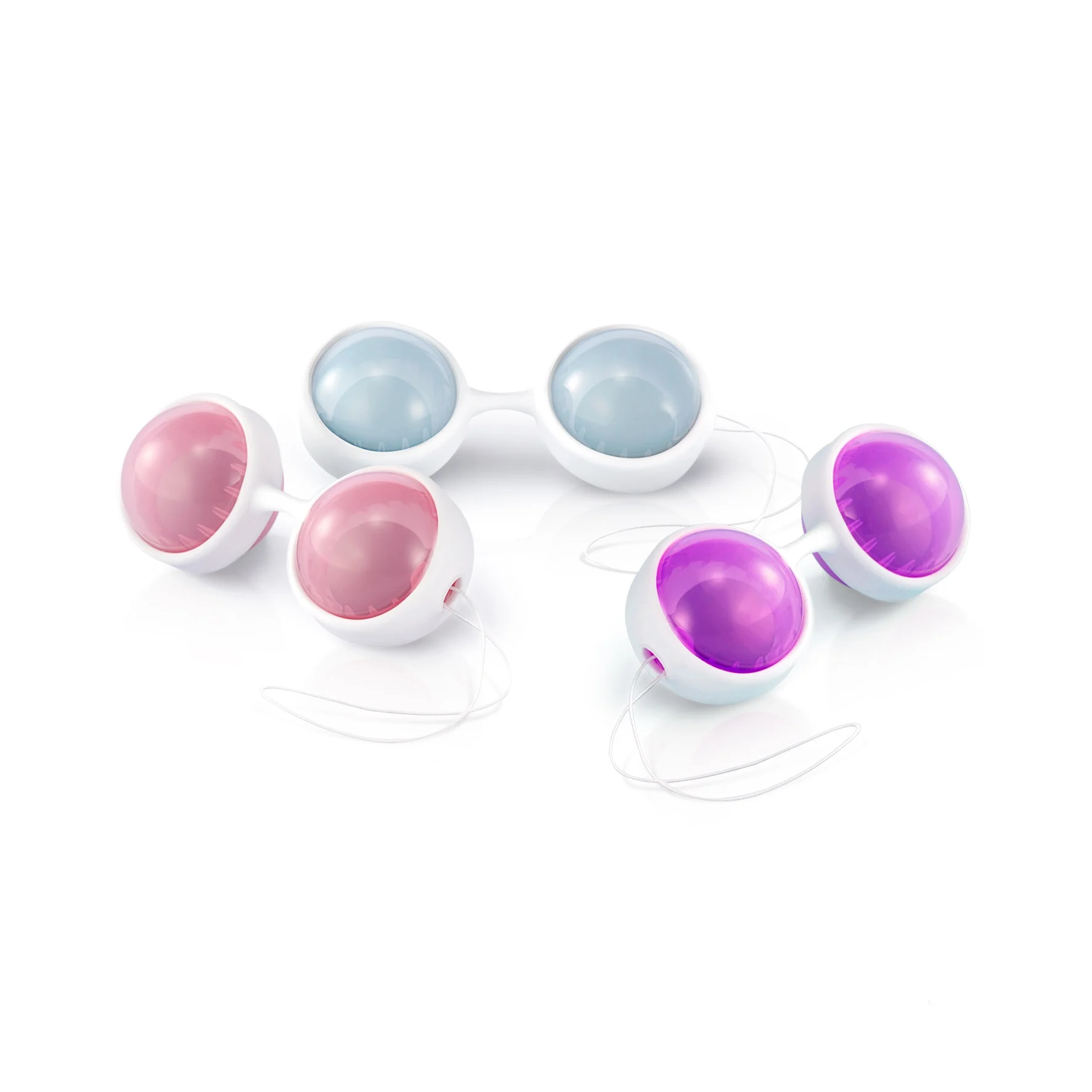 LELO BEADS PLUS - Ben wa balls luxe 6 pièces |- Multicolore