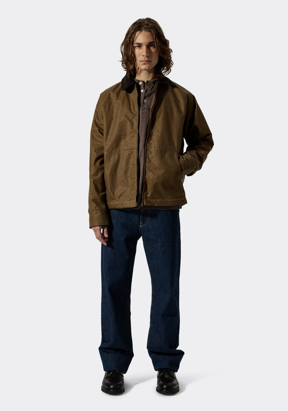 Brixtol Textiles Jacke Carter Wax Deep Sand