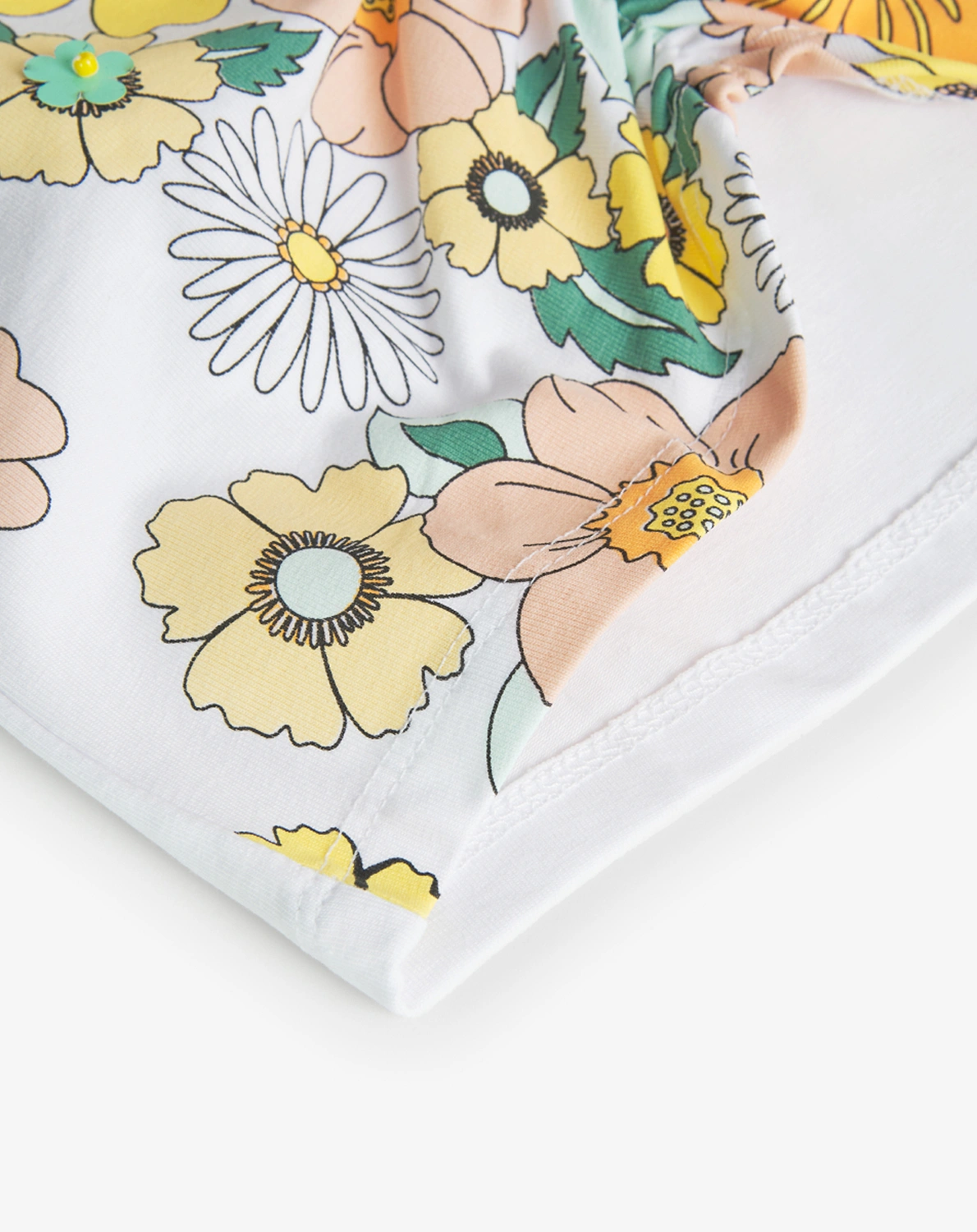 T-Shirt FLOWERY in weiß