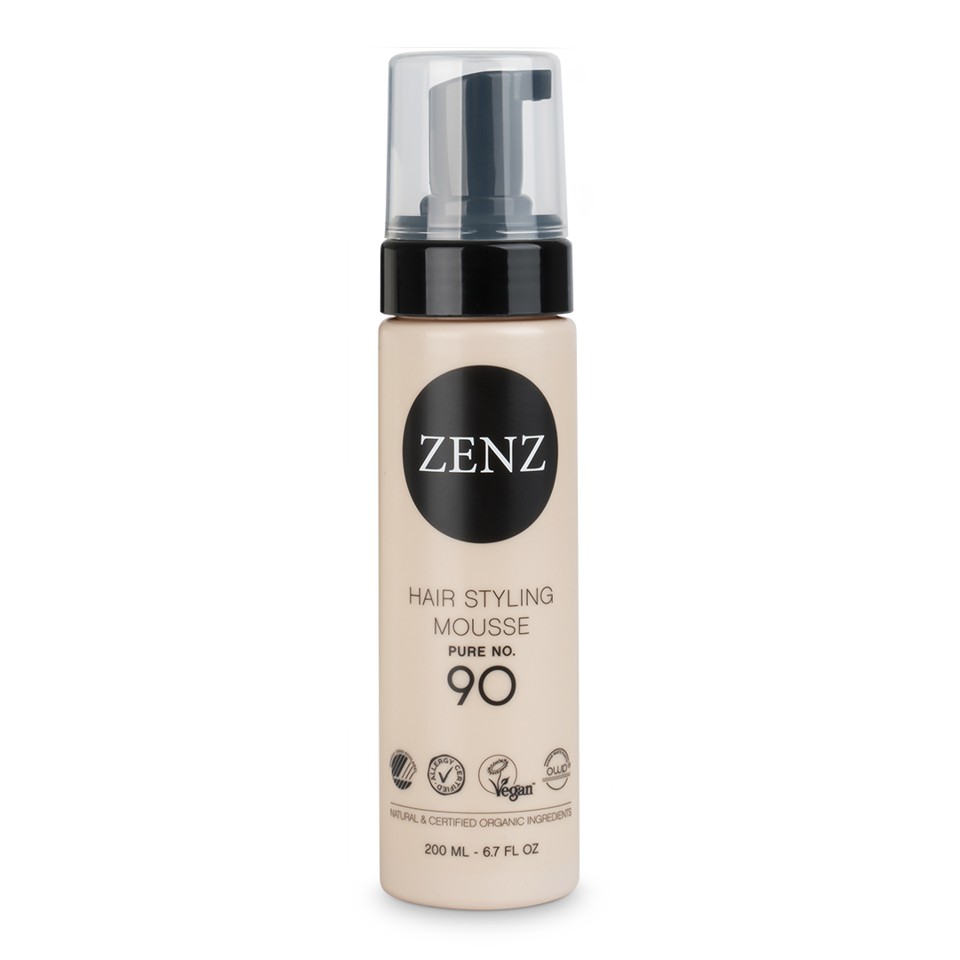 ZENZ - Organic No. 90 Volume Mousse Pure 200 ml - Hårmousse