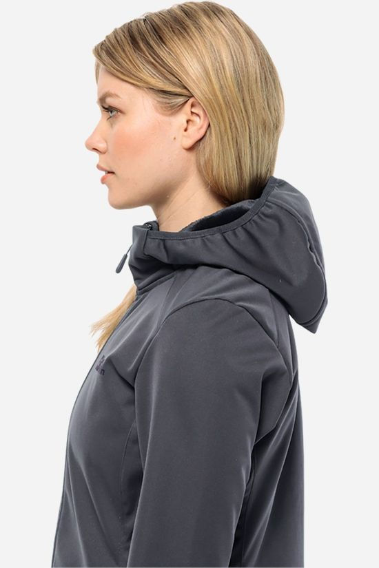 Jack Wolfskin Jack Wolfskin Windhain Softshell Parka Dames