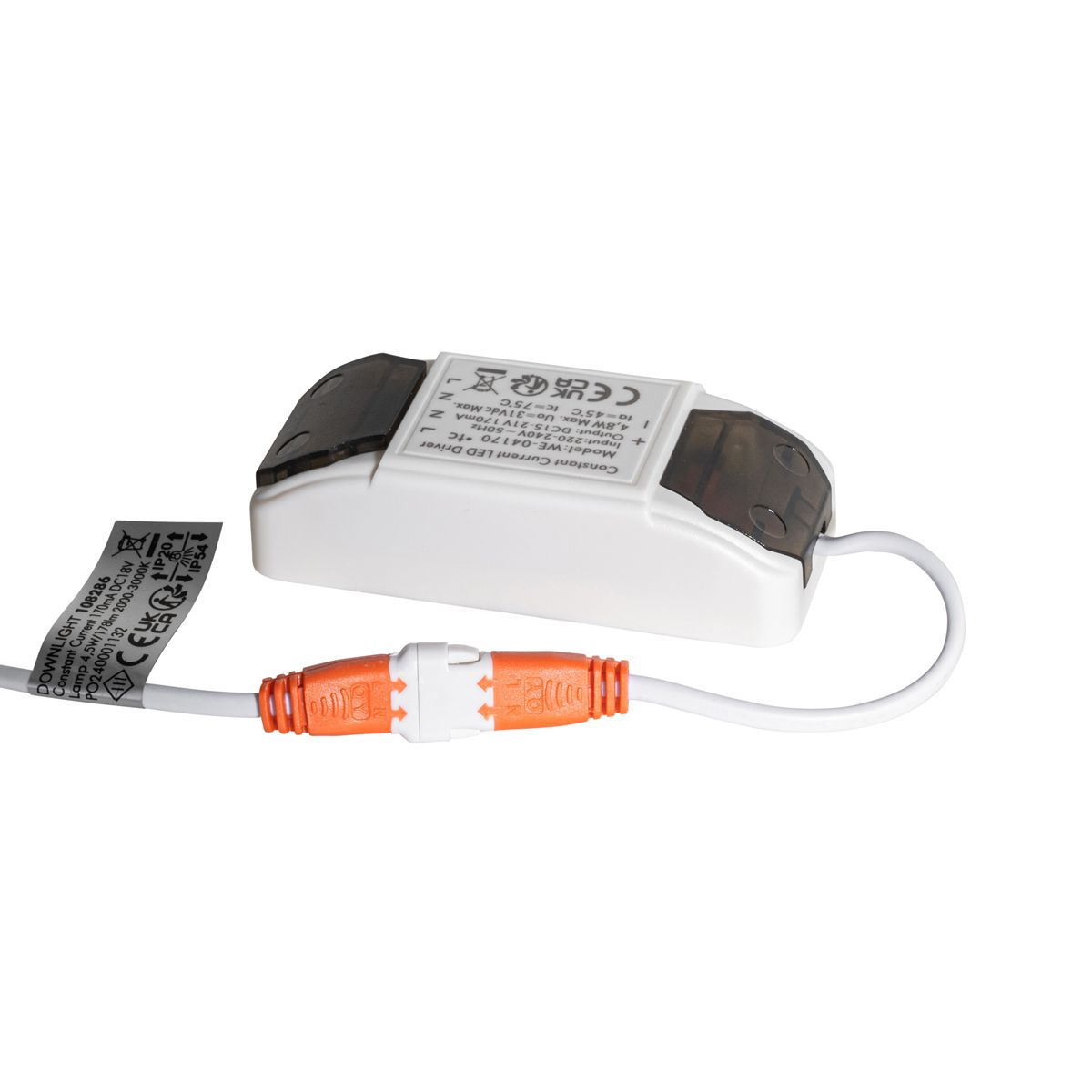 Inbouwspot wit kantelbaar 6,5cm incl. LED IP54 ultra slim - Pupil