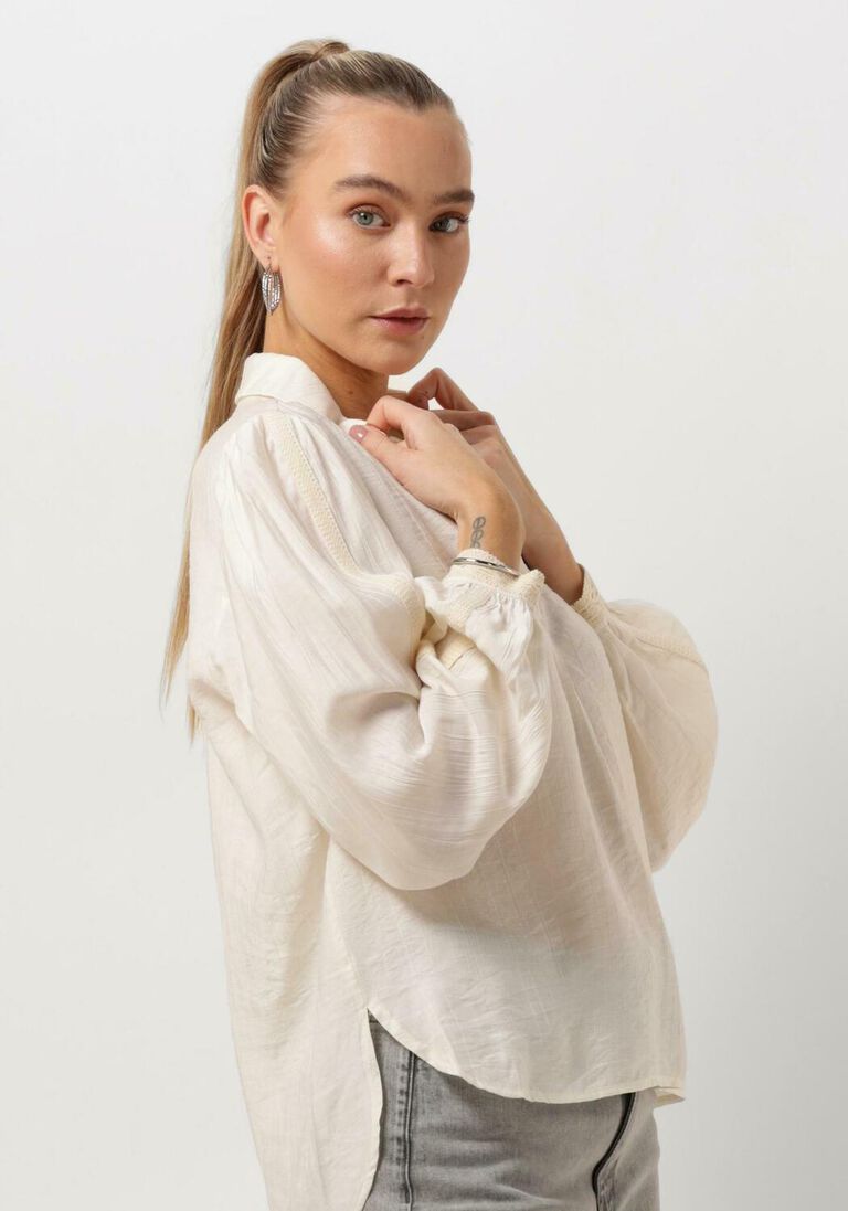 SIMPLE beige simple blouse wv-vis-crin-24-1