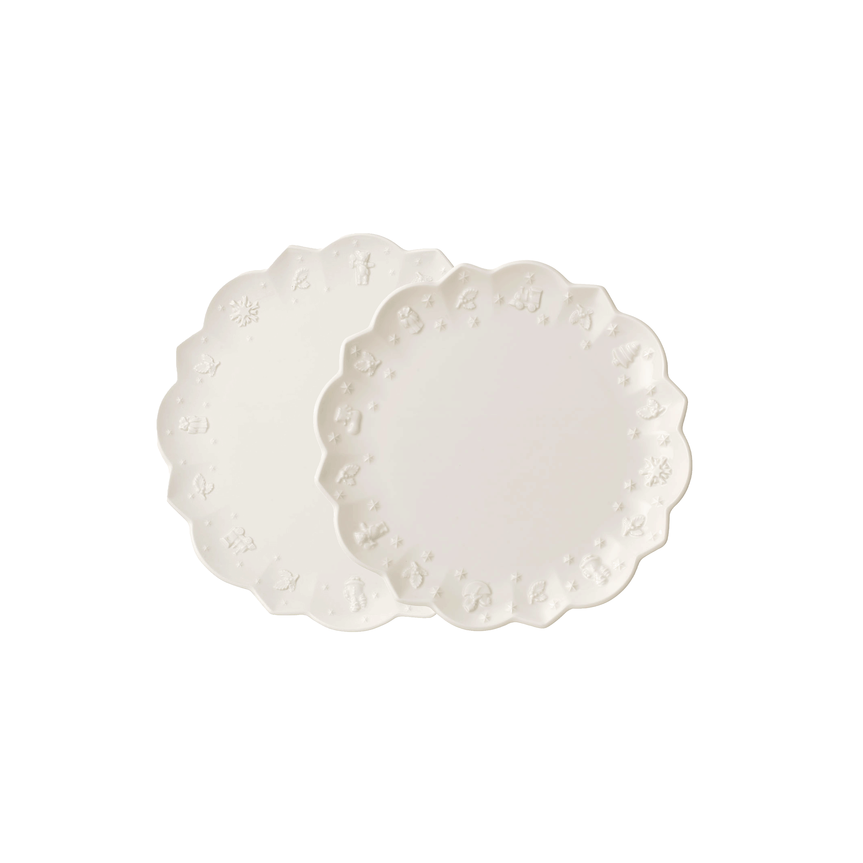 Toy's Delight Royal Classic Dinnerware set White, Premium Porcelain