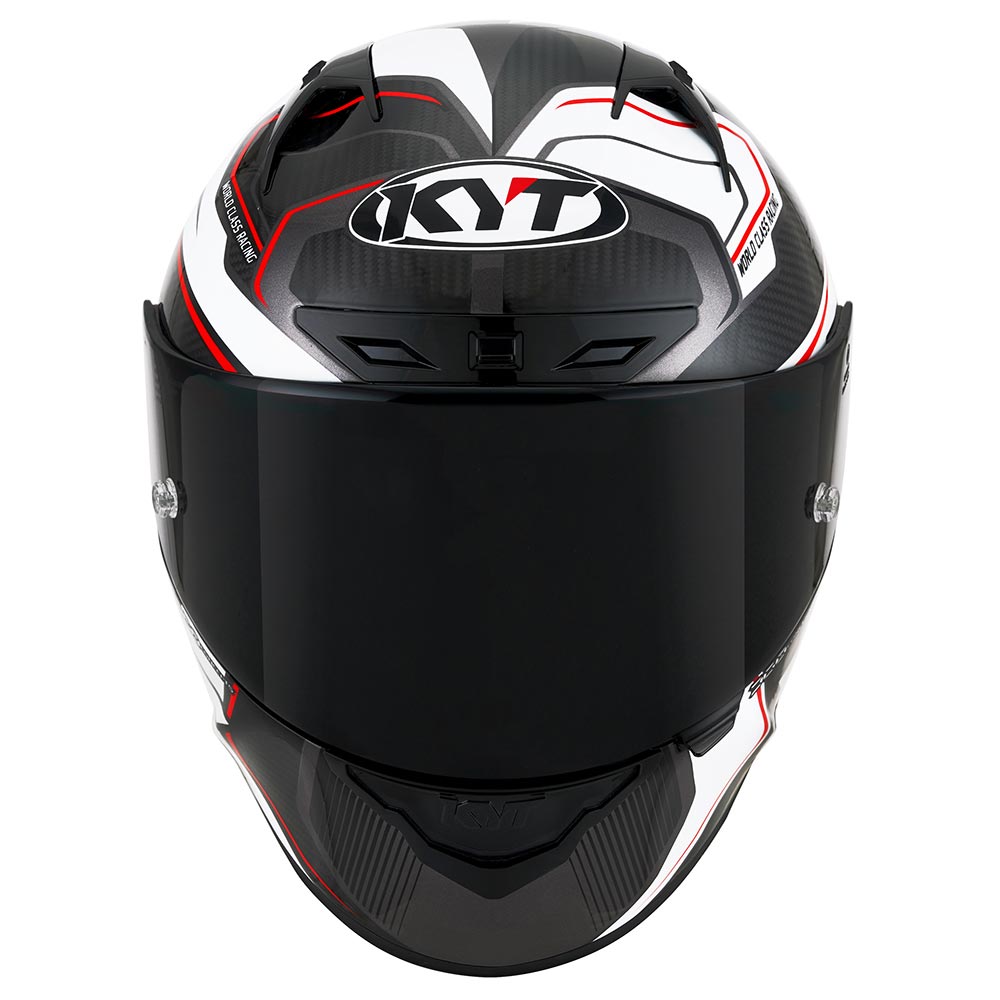 kyt - Casque NZ-Race Carbon Competition Noir / Blanc