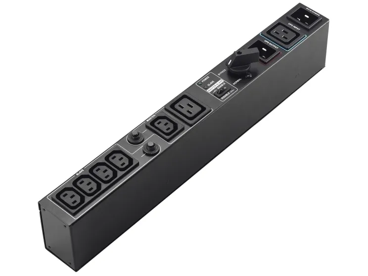 PowerWalker MBS - Bypass-omskifter (rackversion) - AC 208/220/230/240 V - output-stikforbindelser: 6 - 19