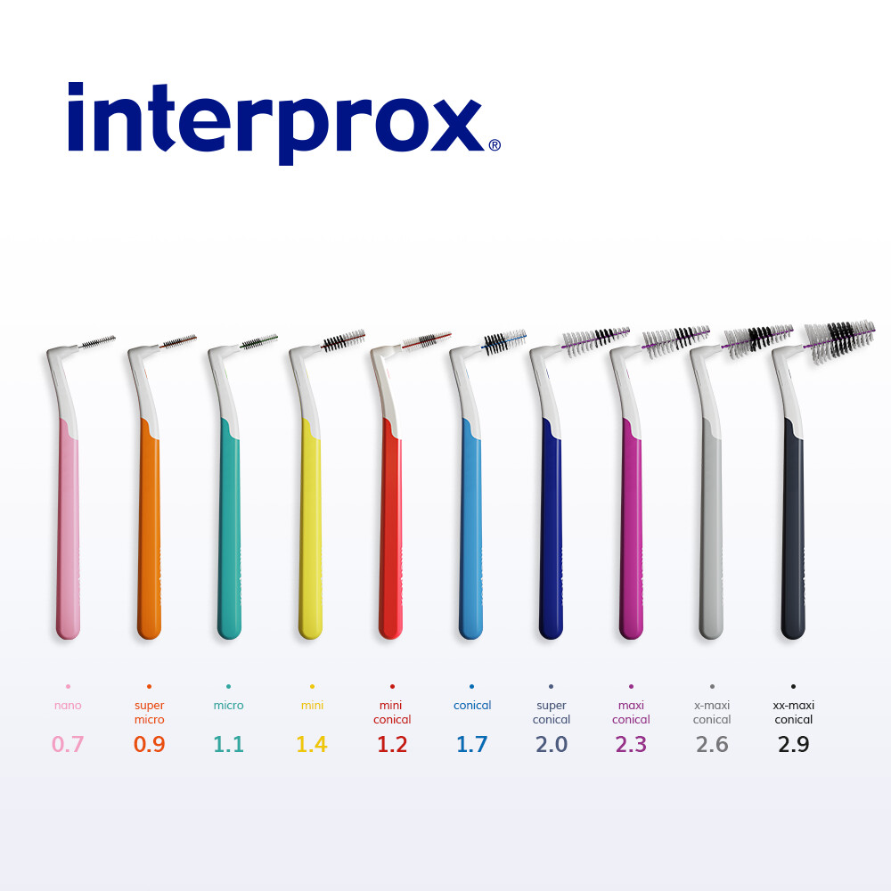 3x Interprox Ragers Plus XX-Maxi ConicalZwart PHD 2.94 stuks
