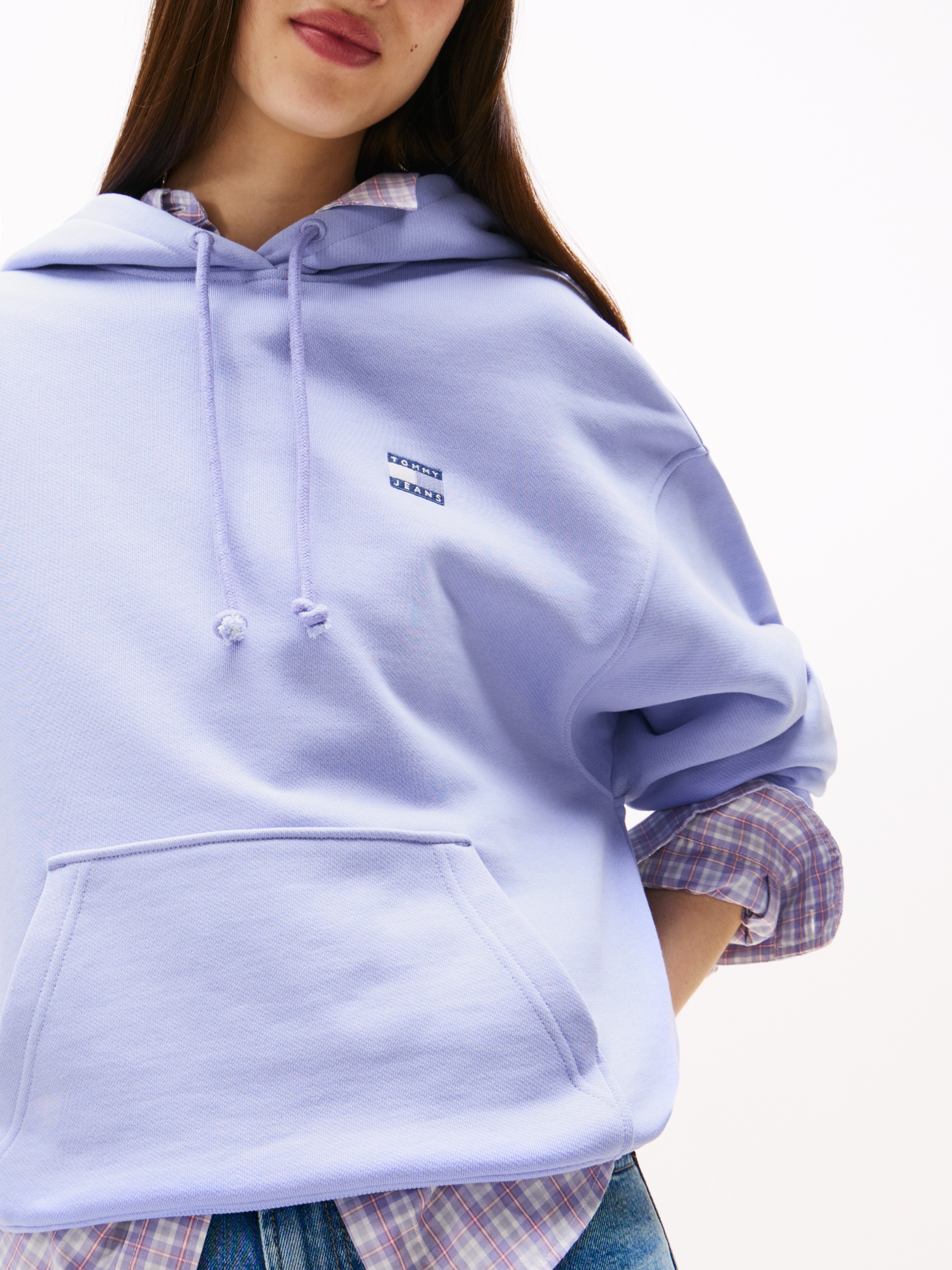 Tommy Jeans Hoodie »TJW BXY BADGE HOODIE EXT«, mit Logo-Badge