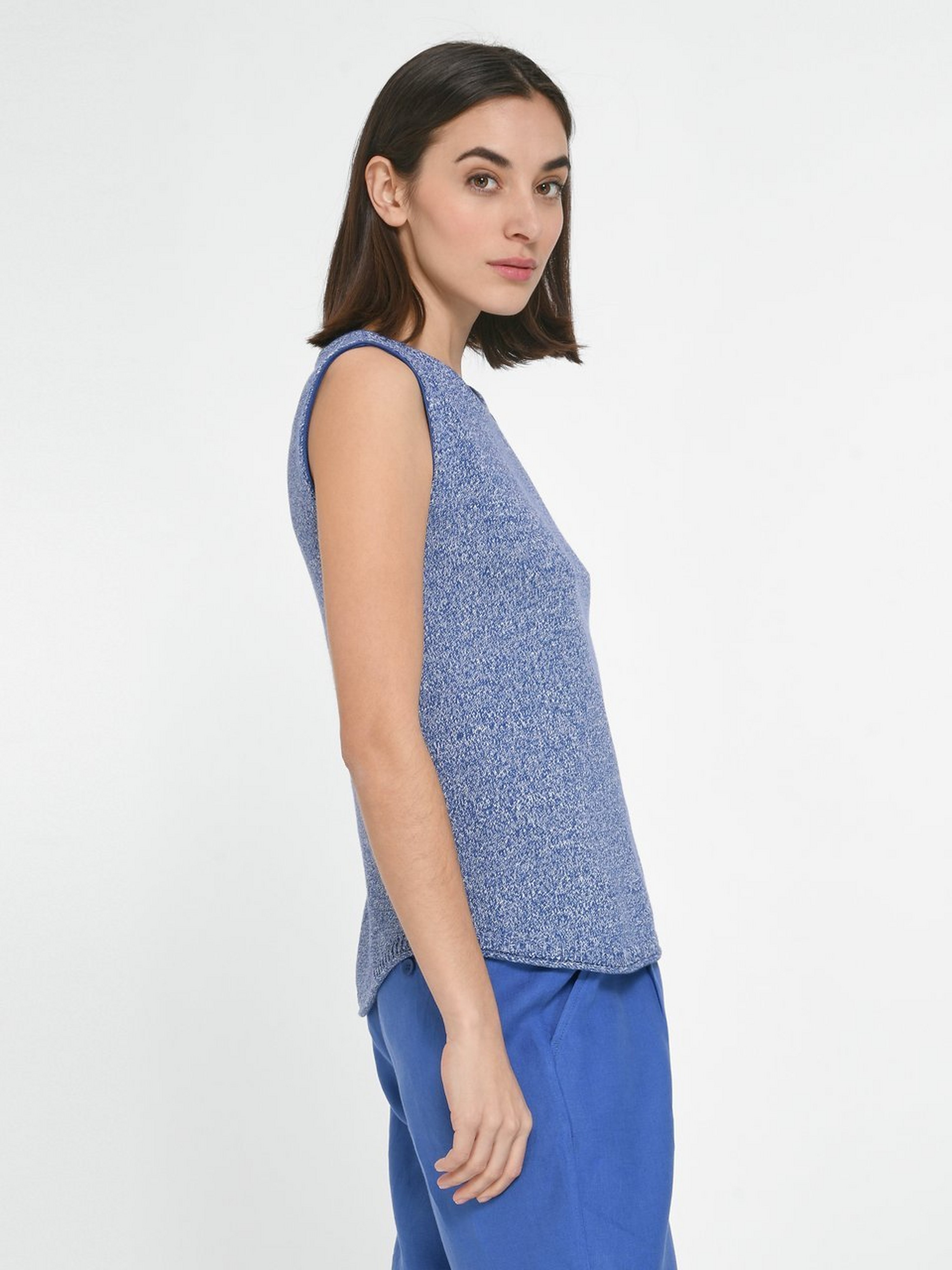 Ärmelloser Pullover