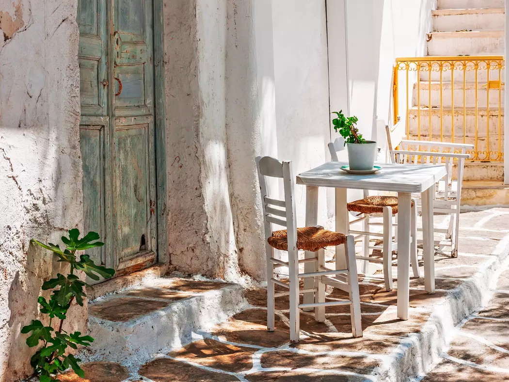 Glasbild 30 x 40 cm Greek Ambience VI