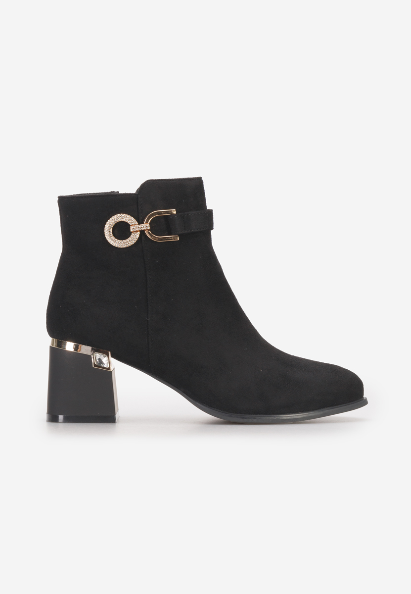 Bottines élégantes noires Agrapa