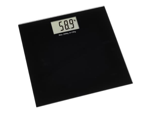 TFA-Dostmann 50.1015.01, Elektronisk personvekt, 200 kg, Sort, 5 kg, kg, lb, ST, Rektangel