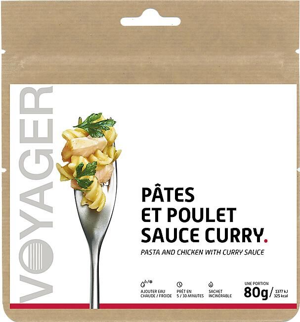 VOYAGER - PATES AU POULET SAUCE CURRY