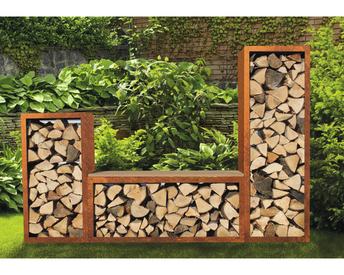 Palatino Woodpecker PRO brandhoutrek 150 x 40 x 50 cm bruin