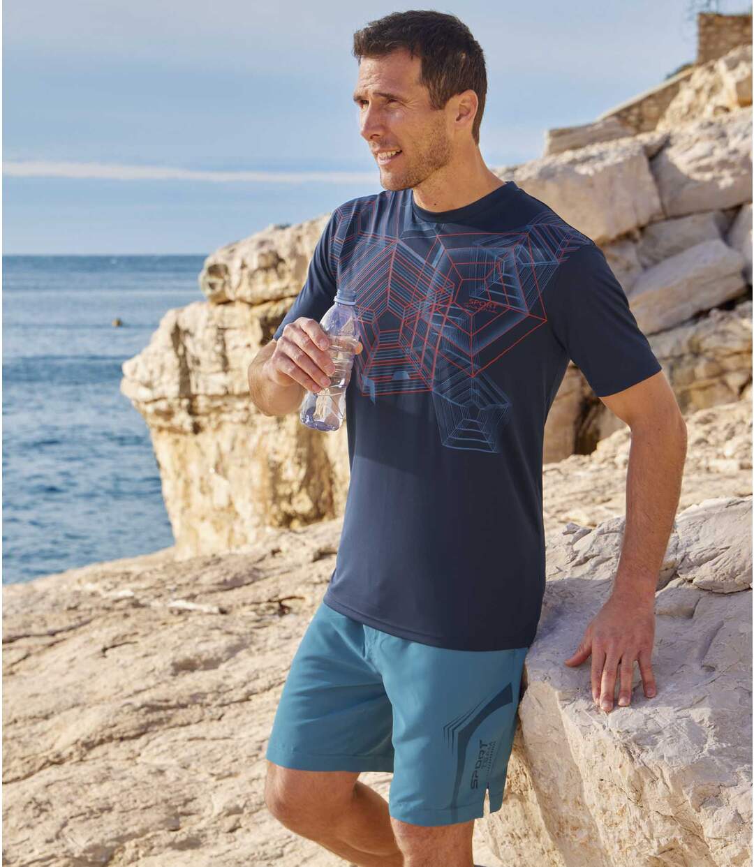 Lot de 2 Shorts Microfibre Sporting