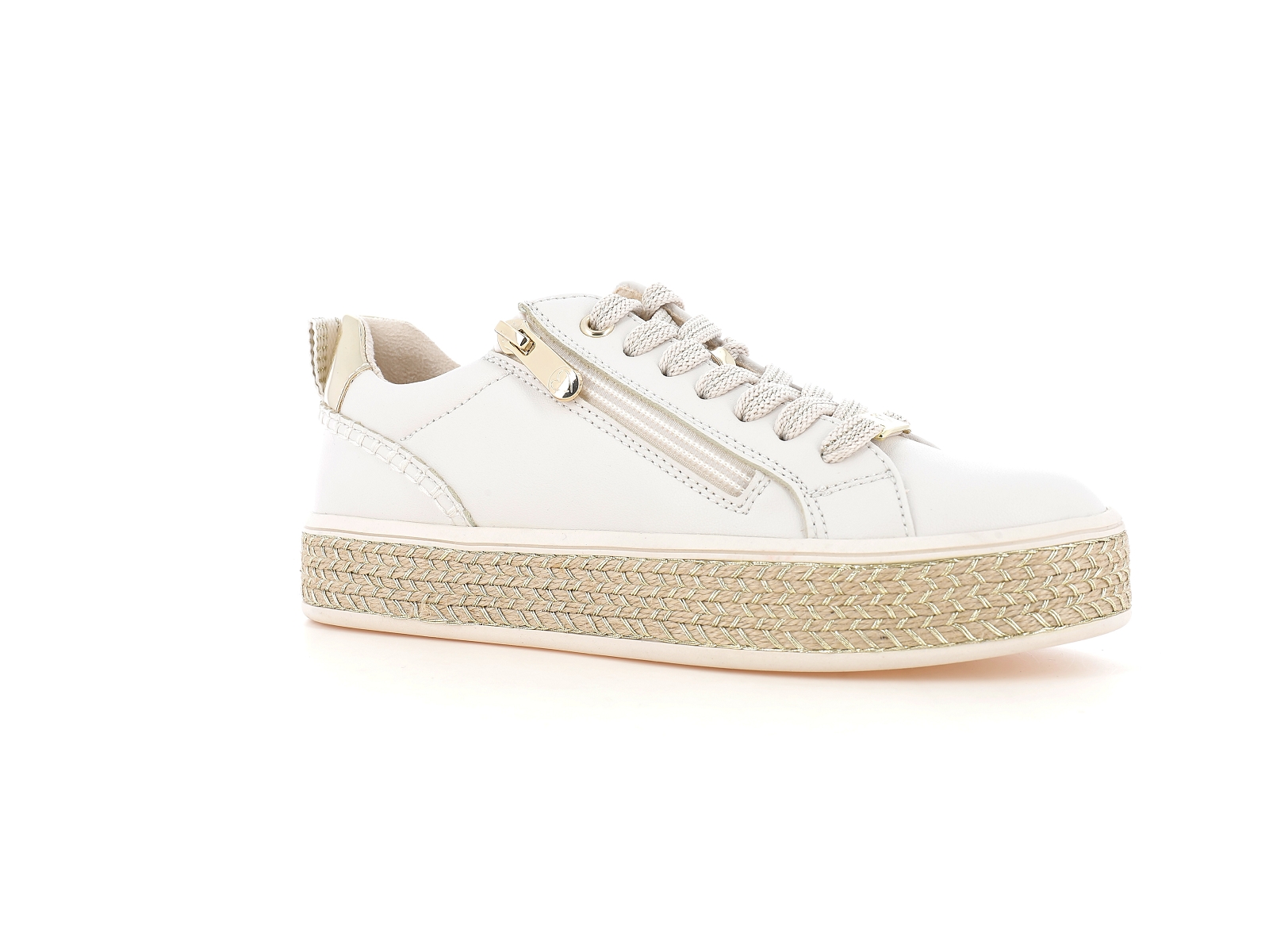 Marco tozzi-23744 Matières combinées Creme