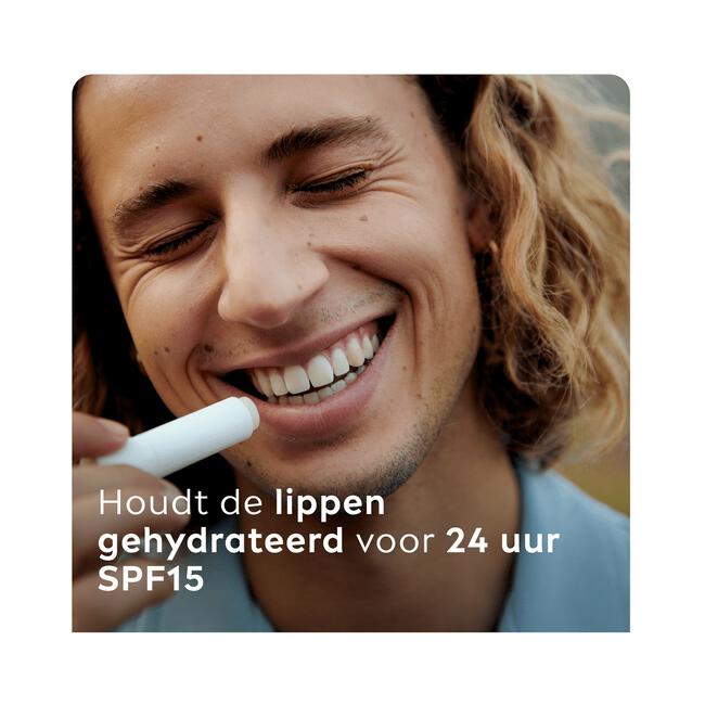 Labello Man Active Lippenbalsem 24u Hydratatie SPF15 1 Stuk