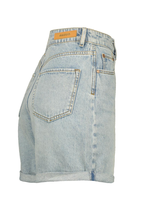 Raizzed blauwe dames korte broek