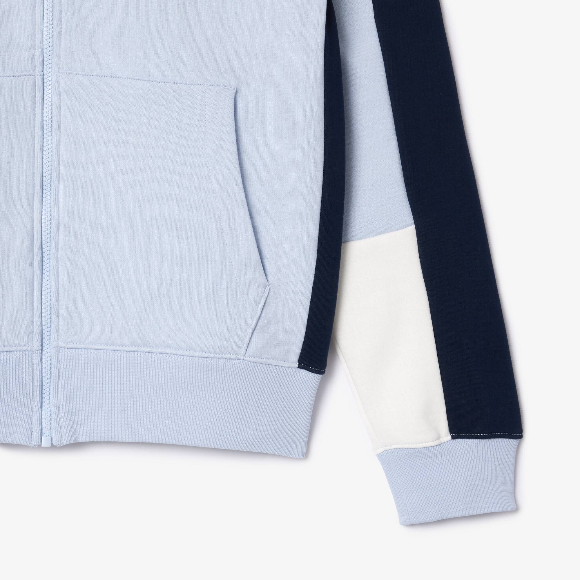 Colourblock Jogging-Hoodie Sweatshirts - Blau - Lacoste - Herren