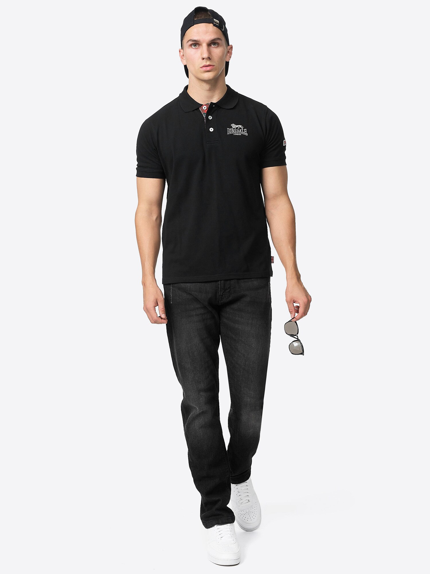 Lonsdale Herren Poloshirt schmale Passform BRUAN