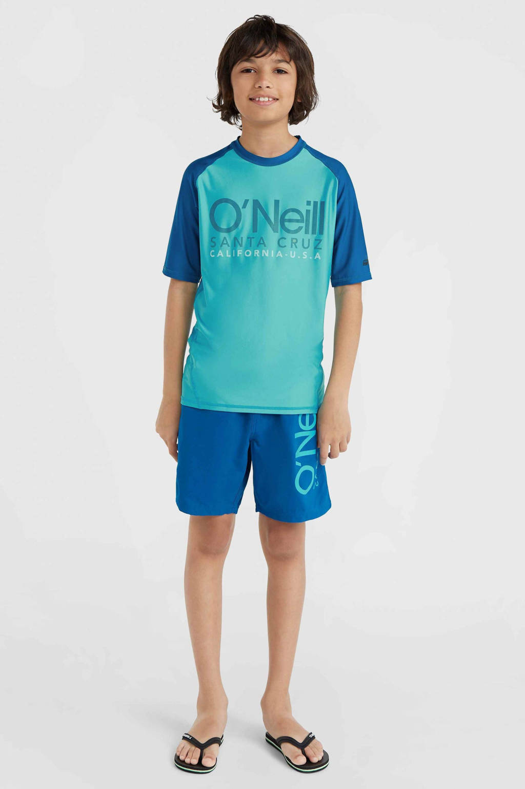 UV T-shirt Cali turquoise/blauw