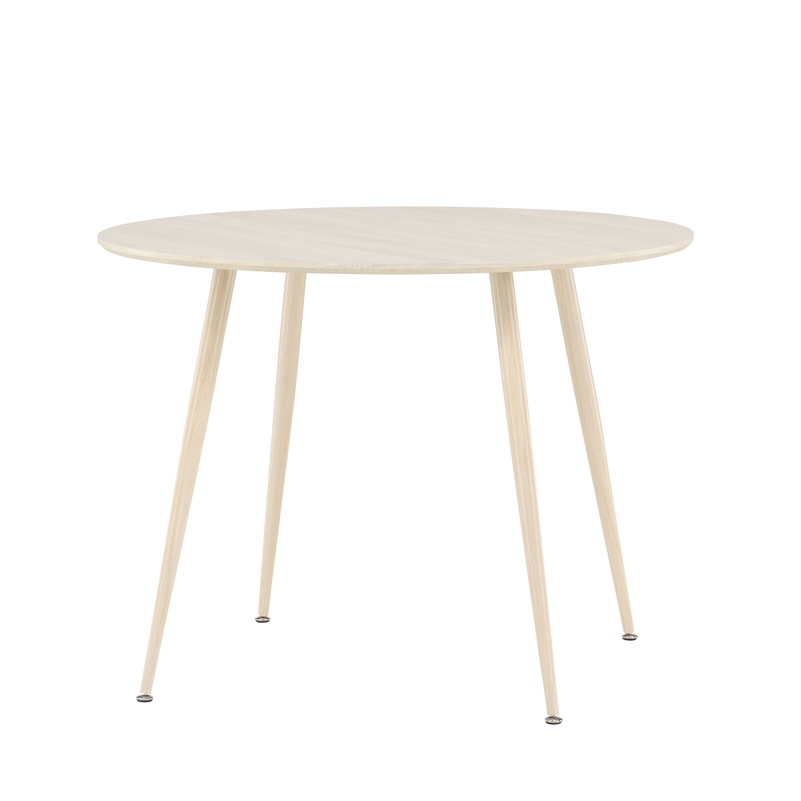 Eettafel Vemb Ø100 cm whitewash