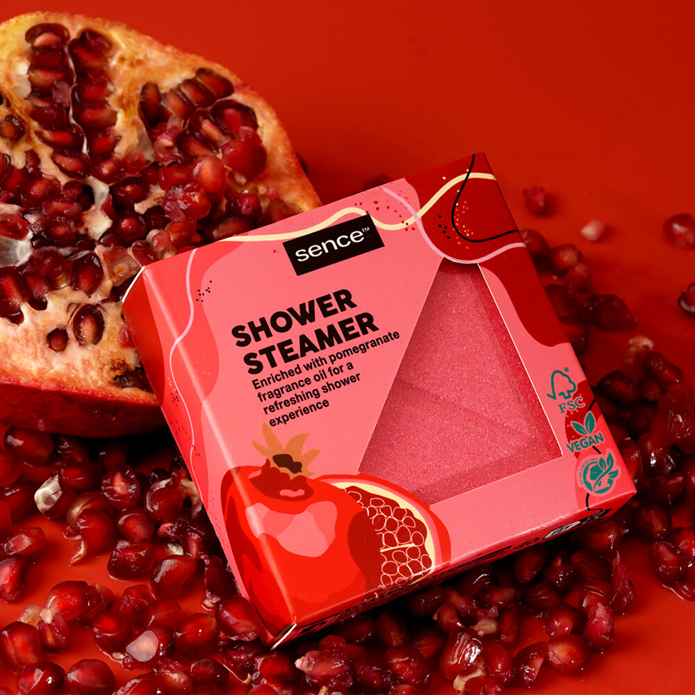 3x Sence Collection Shower Steamer Pomegranate Planet Love150 gr
