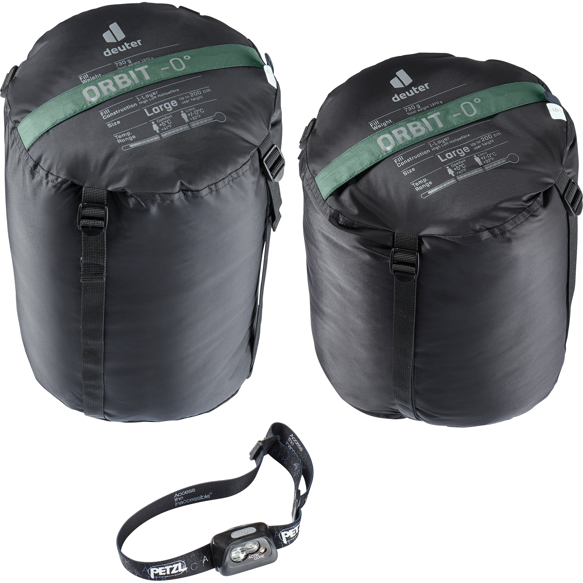 deuter Orbit 0° EL Schlafsack ivy