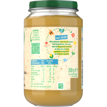 Olvarit 8+ Maanden Abrikoos Appel Banaan 200g