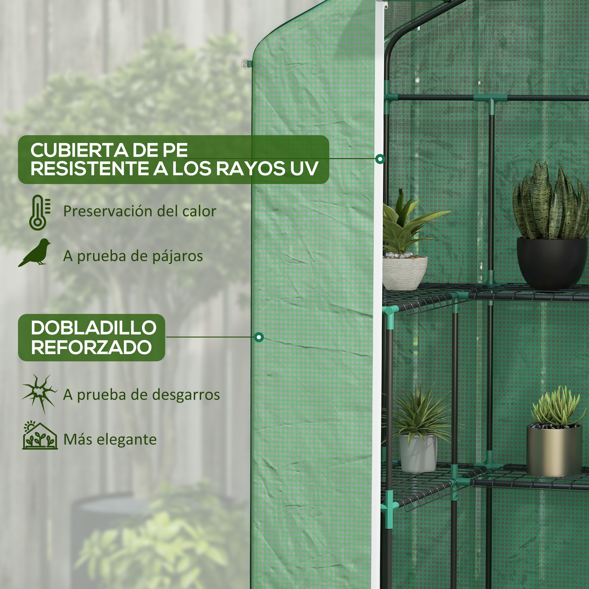 Estufa Outsunny para Jardim