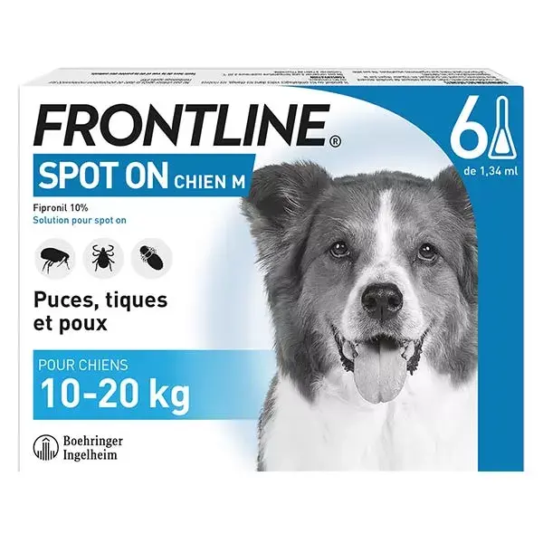 Frontline Spot on Dog M 6 pipetas