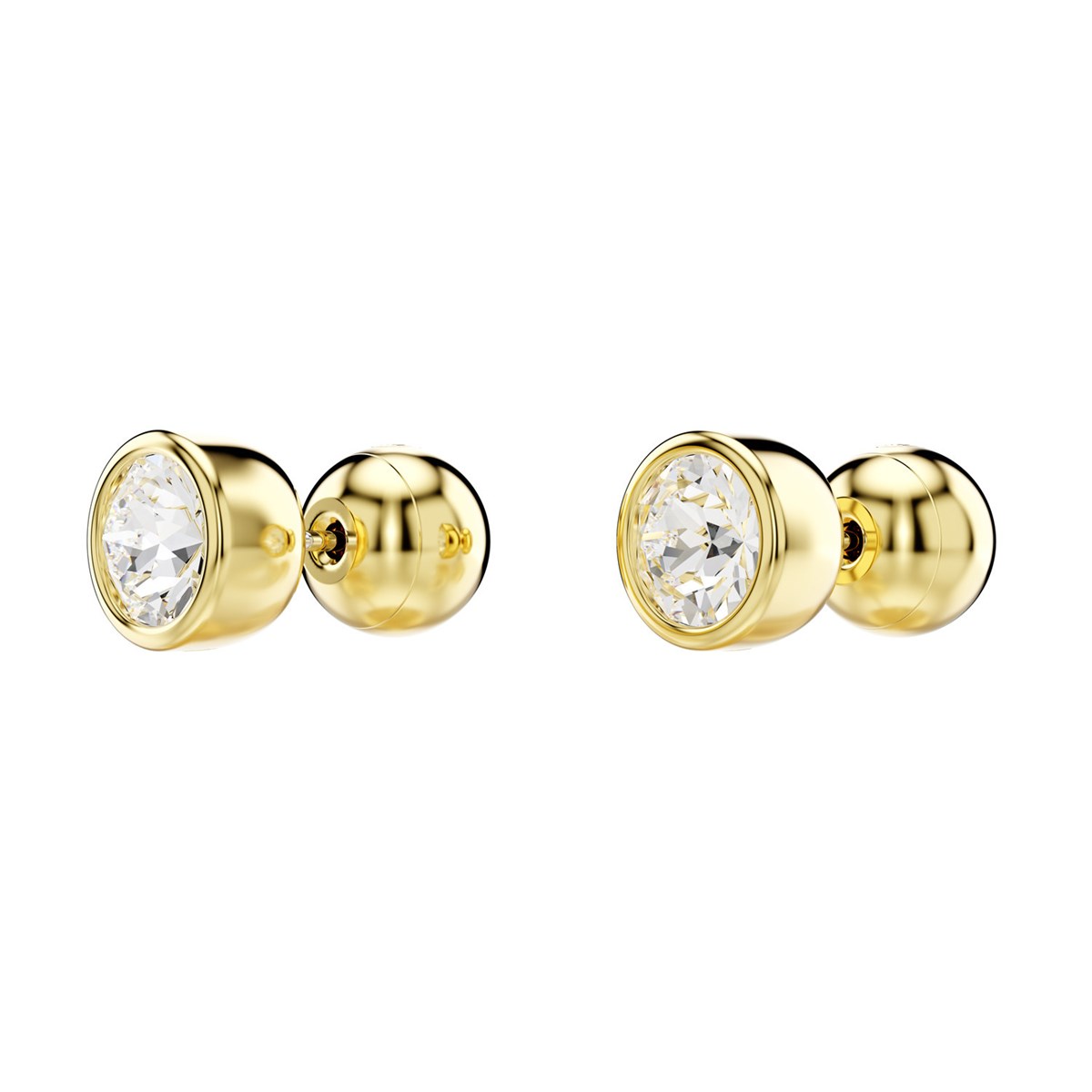 Boucles d'oreilles puces Swarovski Imber dorées