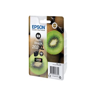 Epson 202XL Kiwi - noir photo - cartouche d'encre originale