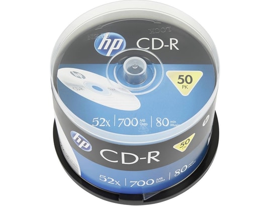 HP - Cdr 52x 50pk cake box 700mb