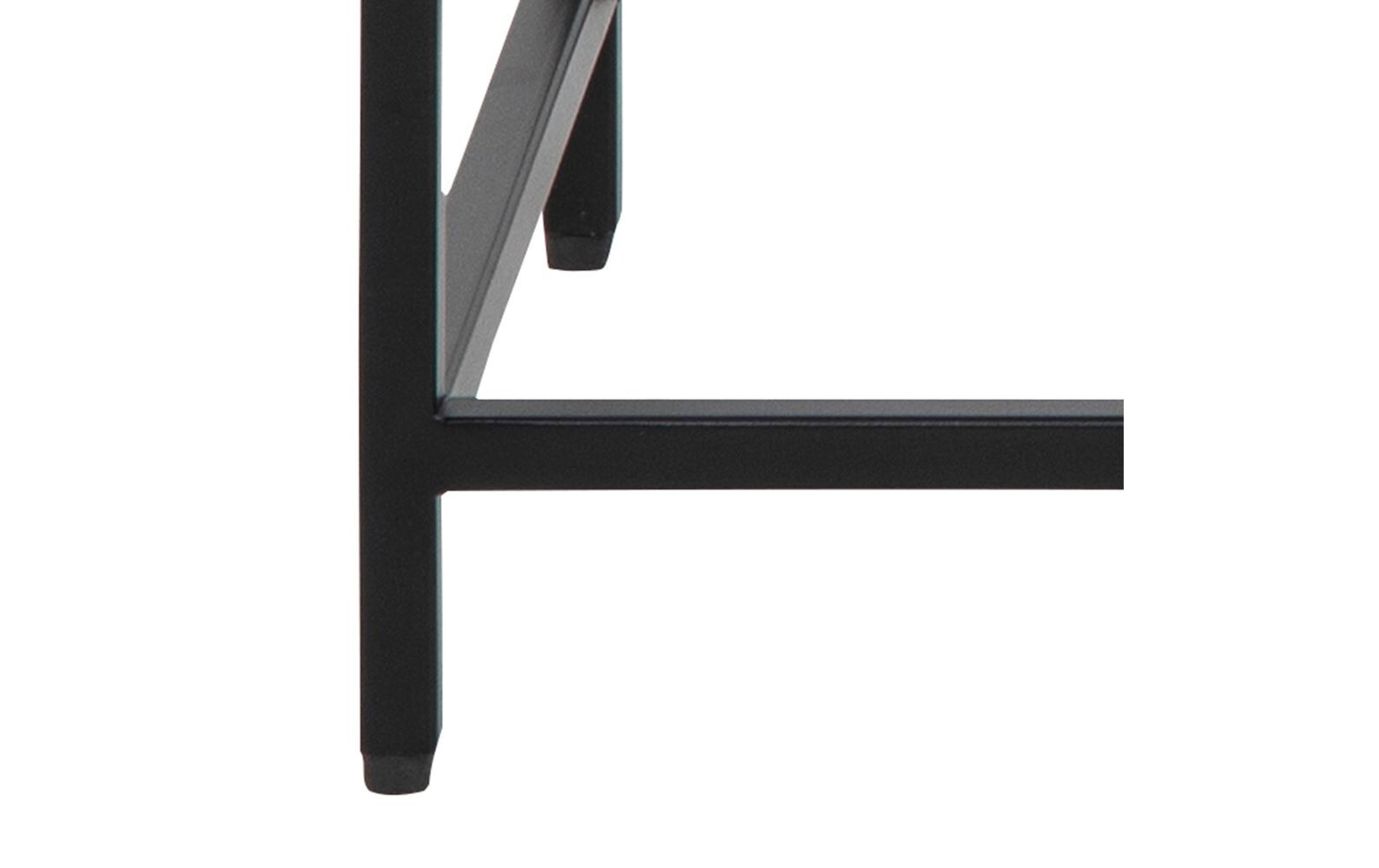 Konsolentisch Newcastle 100 x 35 x 79 cm, Schwarz<br>TV-Tisch