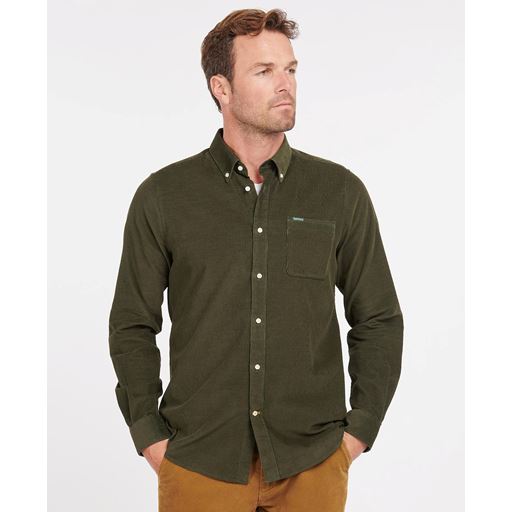 Barbour Ramsey Tailored Skjorte, Forest, L