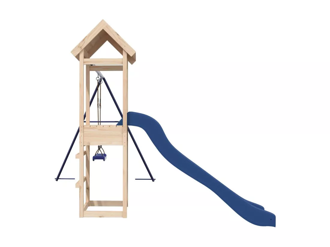 Aire de jeux d'extérieur bois de pin massif