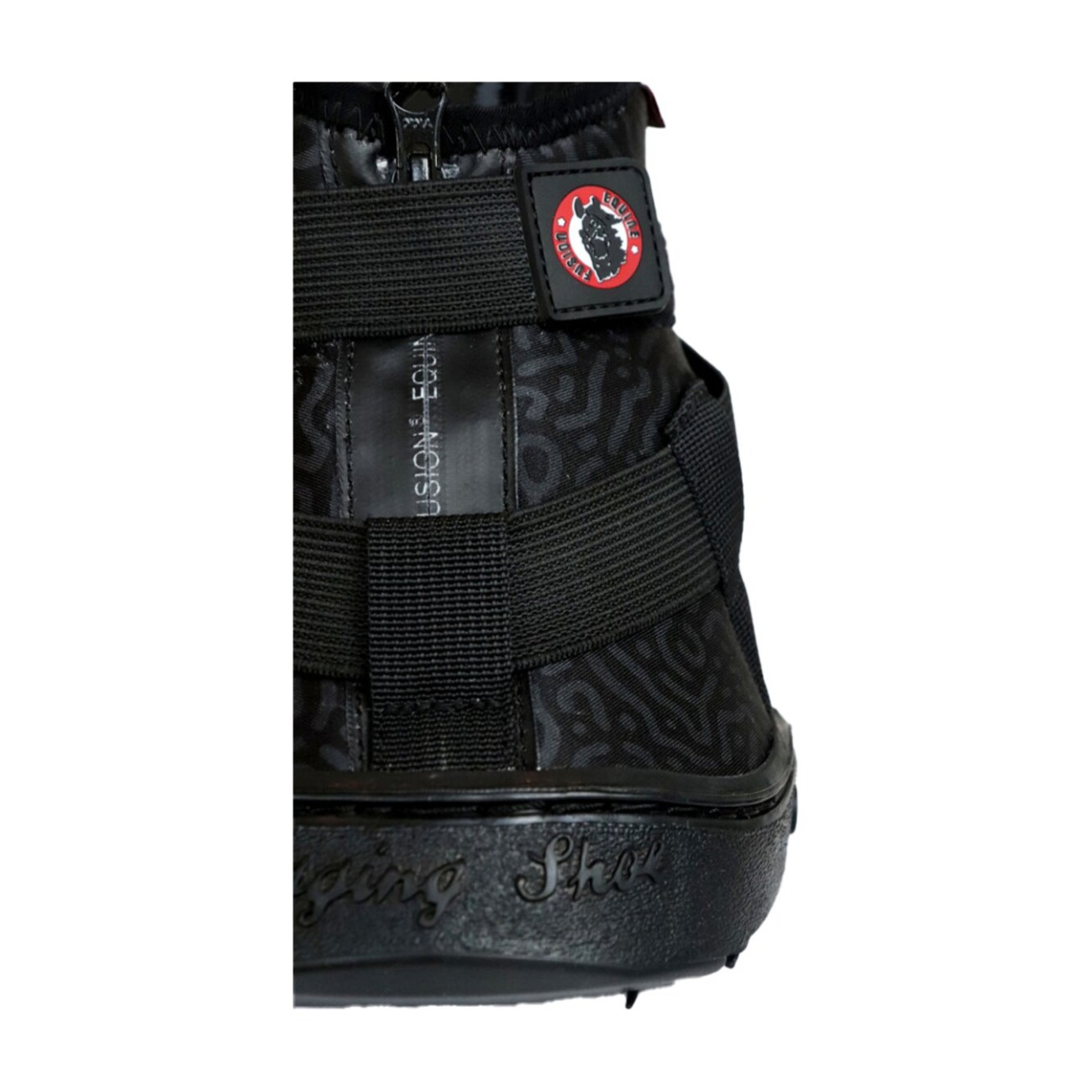 Equine Fusion AS Hufschuhe Recovery schwarz 7 cm
