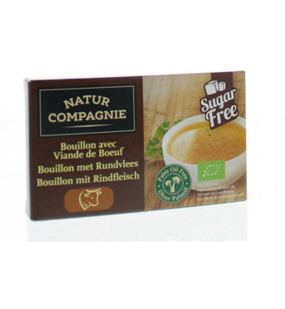Natur Compagnie Rundvleesbouillon Blokjes Bio (8 Stuks)