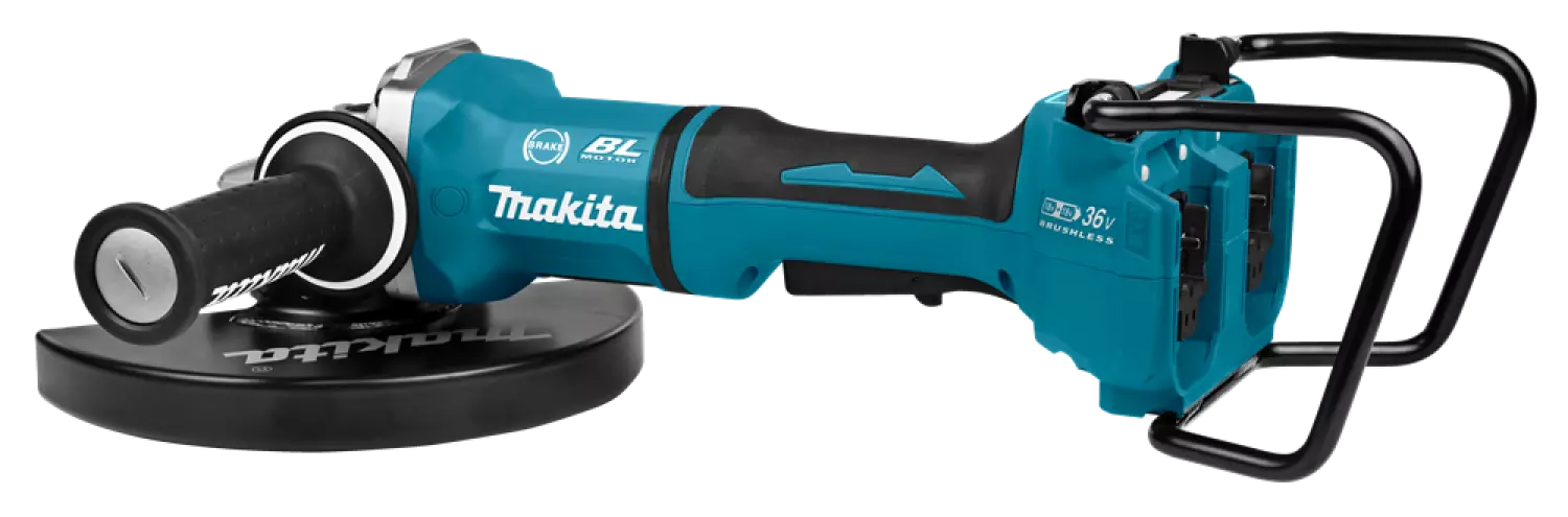 Makita DGA901ZKU1 LXT 36V (2x18V) Li-Ion Accu Haakse slijper body in koffer - 230mm
