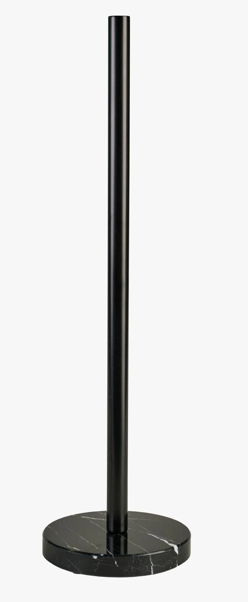 Toalettrull holder svart - 13,2x13,2x47 cm