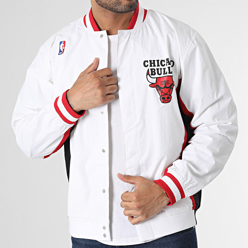 Veste NBA Authentic Chicago Bulls Blanc