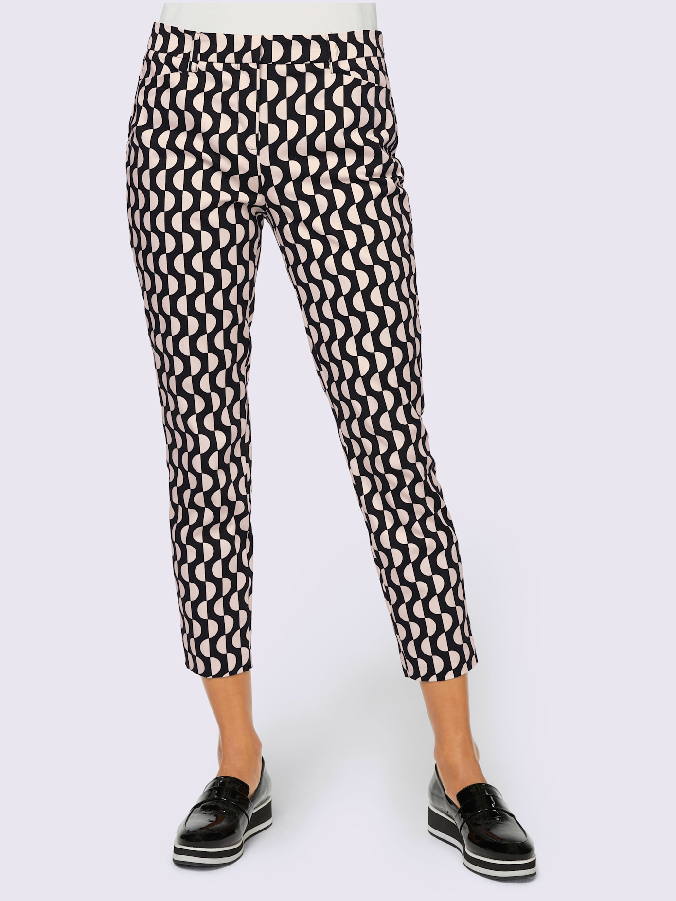Pantalon imprimé motif graphique
