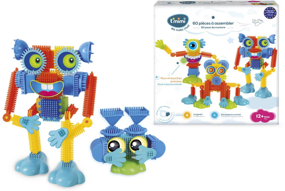 COFFRET 60 PIECES A ASSEMBLER - LE P'TIT MONSTRE