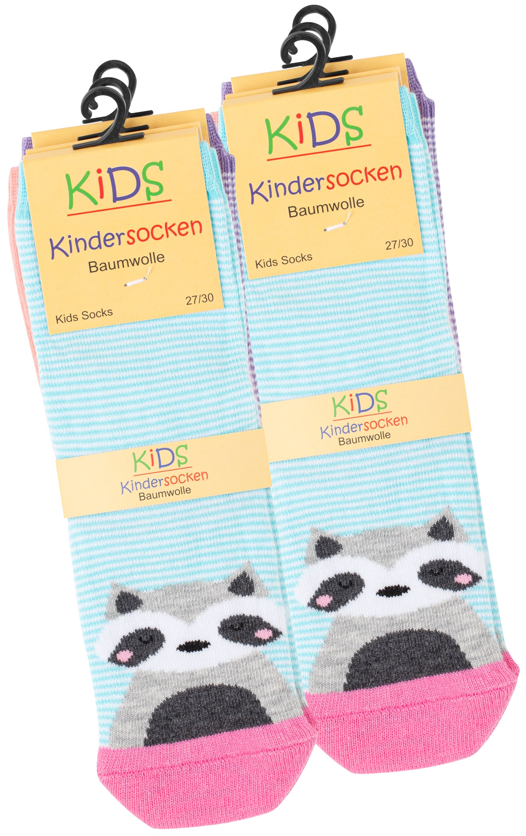 Cotton Prime® 6 Paar Kinder Socken - Tiermotive