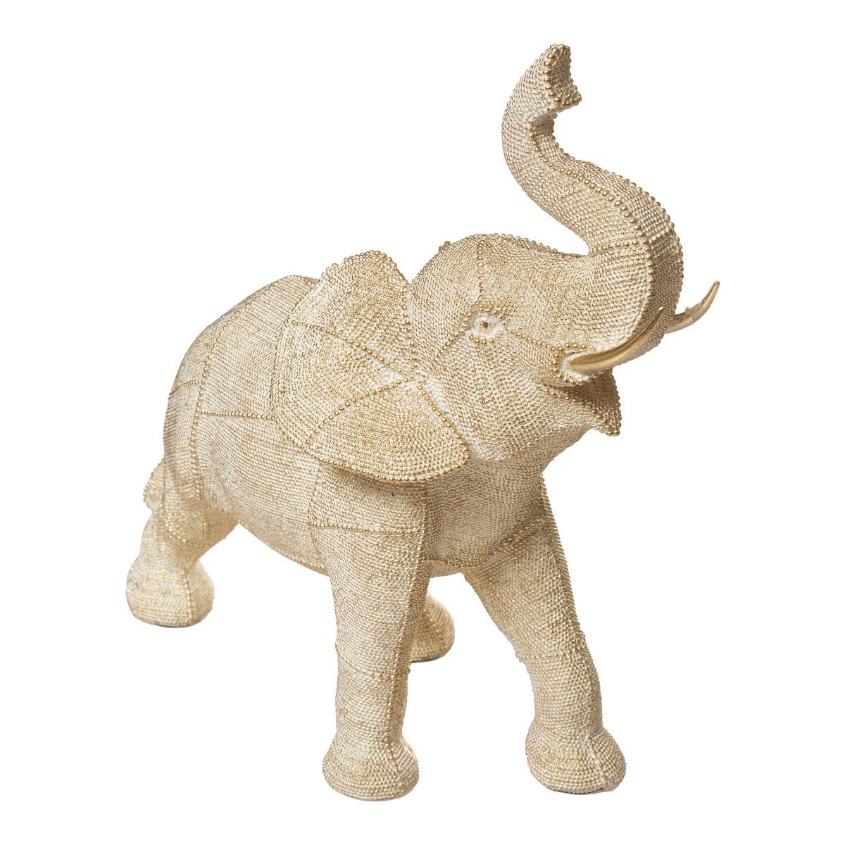 ELEPHANT RESINE DUSAN H.37.5CM