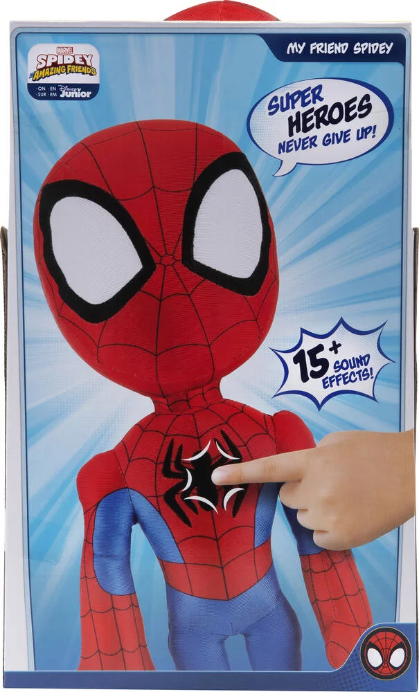 MARVEL SPIDEY - FIGURINE PELUCHE A FONCTION