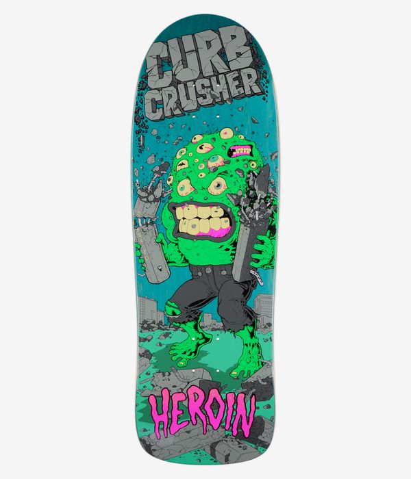 Heroin Skateboards Curb Crusher XL Barf 10.25