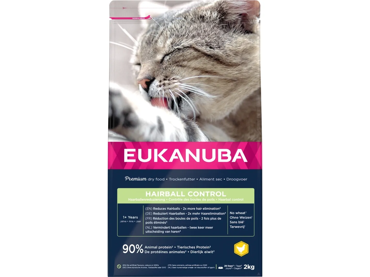 Eukanuba Euk Cat Adult Hairball Control 2kg